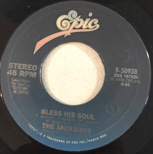 The Jacksons : Lovely One (7", Single, Styrene, Pit)