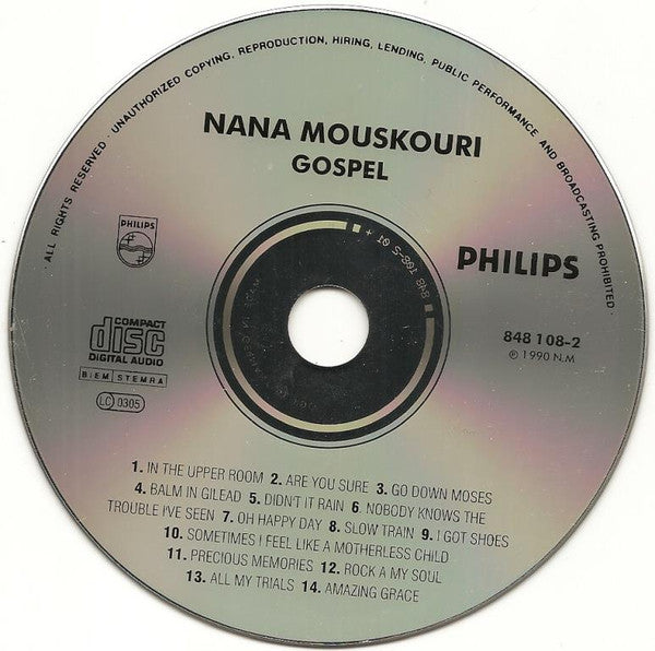 Nana Mouskouri : Gospel (CD, Album)