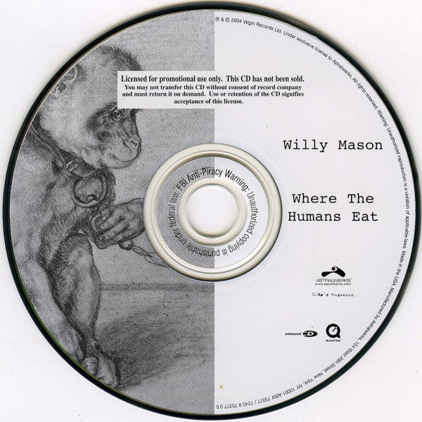 Willy Mason : Where The Humans Eat (CD, Album, Enh, Promo, RP)