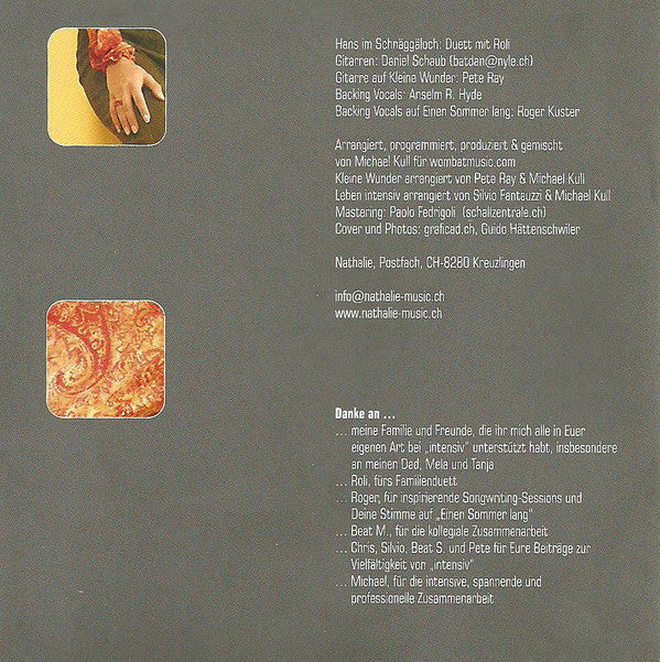 Nathalie (52) : Intensiv (CD, Album)