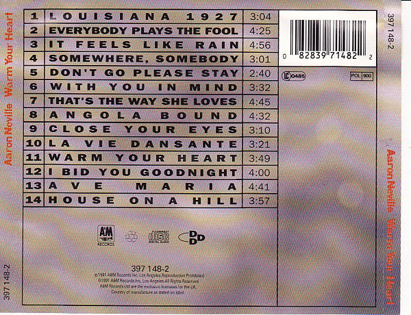 Aaron Neville : Warm Your Heart (CD, Album)