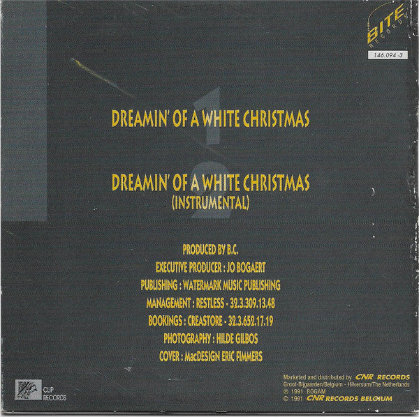 B.C. & The Basic Boom : Dreamin' Of A White Christmas (CD, Single)