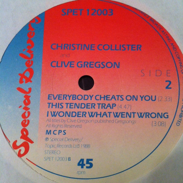 Clive Gregson And Christine Collister : I Wouldn't Treat A Dog (12")