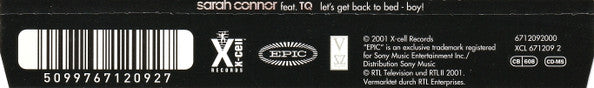Sarah Connor Feat. TQ : Let's Get Back To Bed - Boy! (CD, Maxi)