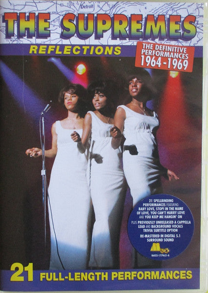 The Supremes : Reflections: The Definitive Performances 1964-1969 (DVD-V, Comp, RE, RM, Multichannel)