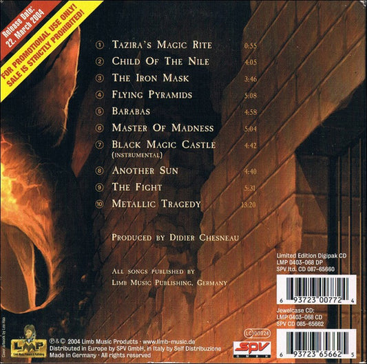Magic Kingdom : Metallic Tragedy (CD, Album, Promo)