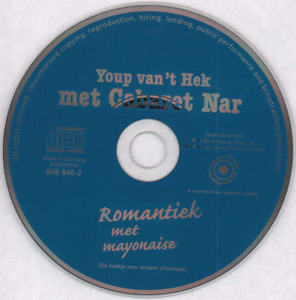 Youp van 't Hek Met Cabaret Nar : Romantiek Met Mayonaise (CD, Album, RE)