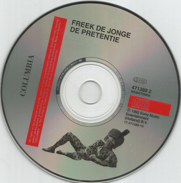 Freek de Jonge : De Pretentie (CD, Album, RE)