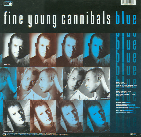 Fine Young Cannibals : Blue (12", Maxi)