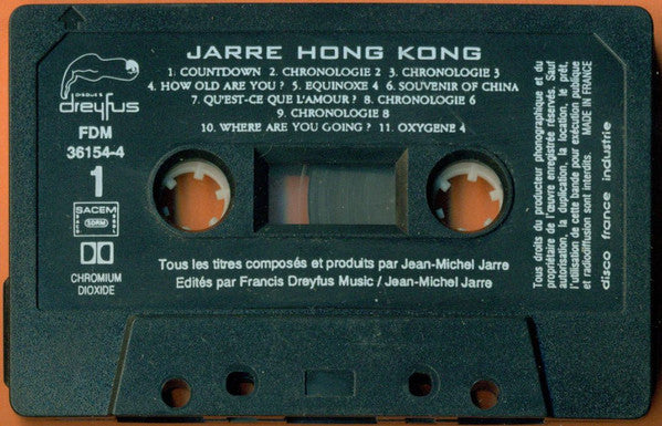 Jean-Michel Jarre : Hong Kong (Cass, Album)