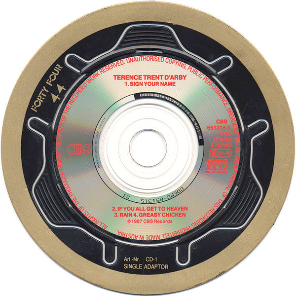 Terence Trent D'Arby : Sign Your Name (Lee 'Scratch' Perry Remixes) (CD, Mini)