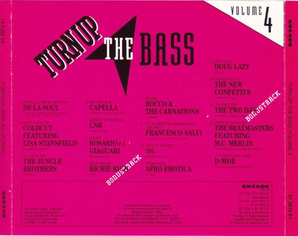 Various : Turn Up The Bass Volume 4 (CD, Comp)