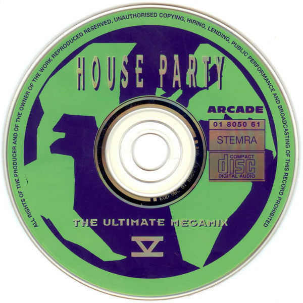 Various : House Party V (The Ultimate Megamix Part V) (CD, Mixed)