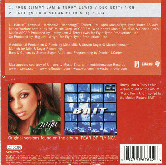 Mya : Free (CD, Single)