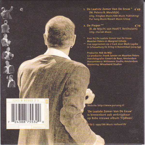 Rob de Nijs : De Laatste Zomer Van De Eeuw (CD, Single, Gat)