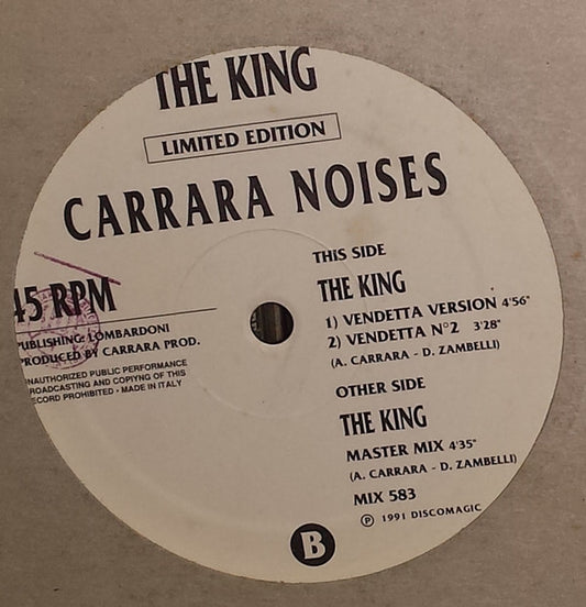 Carraranoises : The King (12", Ltd)