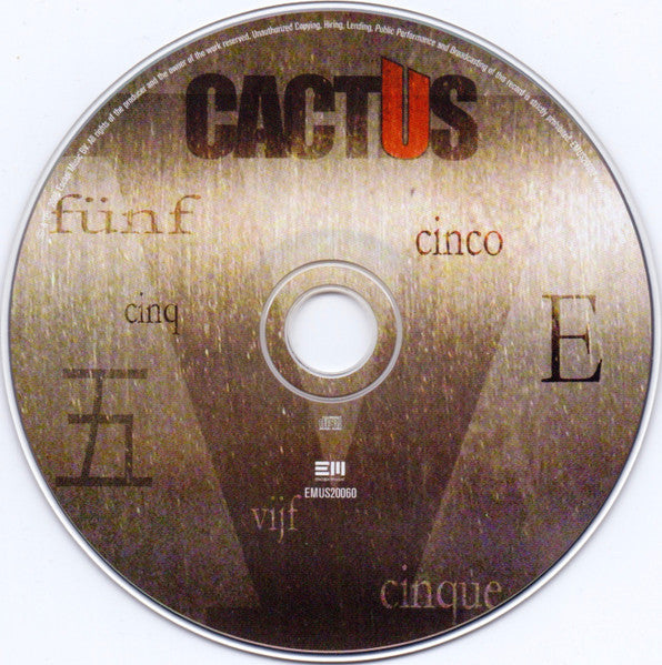 Cactus (3) : V (CD, Album)
