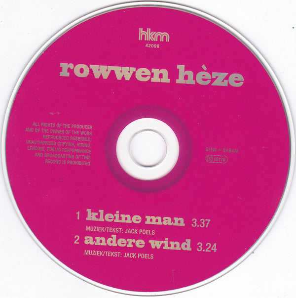 Rowwen Hèze : Kleine Man (CD, Single, Car)