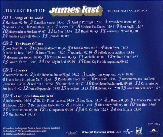 James Last : The Very Best Of James Last (4xCD, Comp)