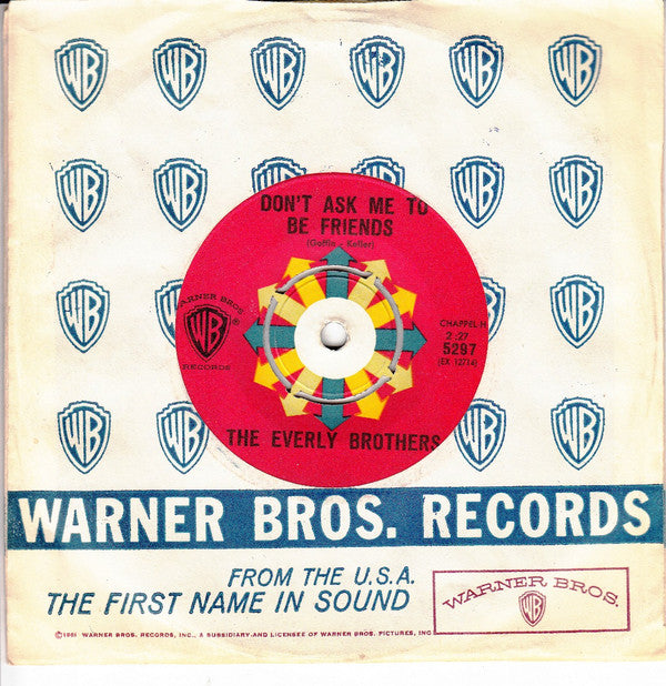 Everly Brothers : Don't Ask Me To Be Friends (7")
