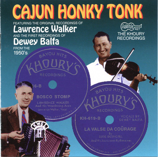 Various : Cajun Honky Tonk: The Khoury Recordings (CD, Comp)