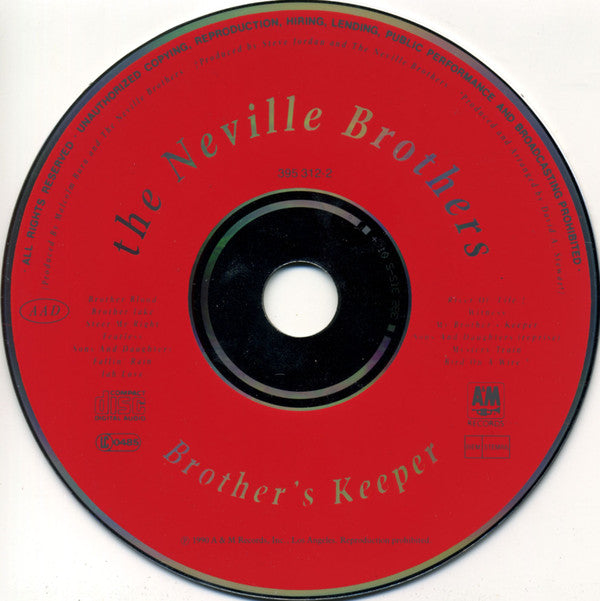 The Neville Brothers : Brother's Keeper (CD, Album)