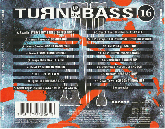 Various : Turn Up The Bass Volume 16 (CD, Comp)