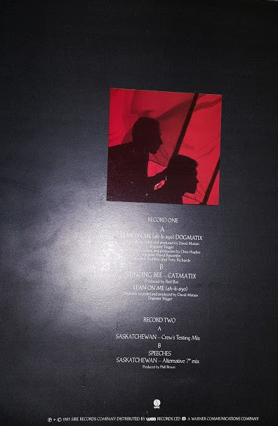 Red Box : Lean On Me (12", Single + 12", Single + Ltd, Gat)