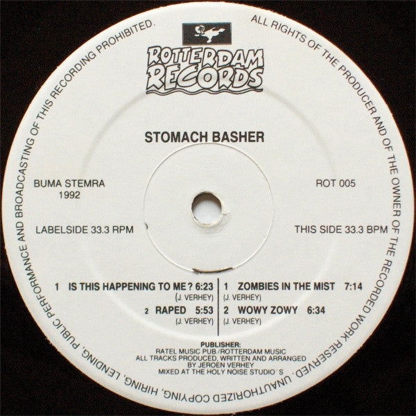 Stomach Basher : Not Offensive E.P (12", EP)