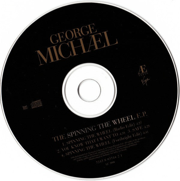 George Michael : The Spinning The Wheel E.P. (CD, EP)