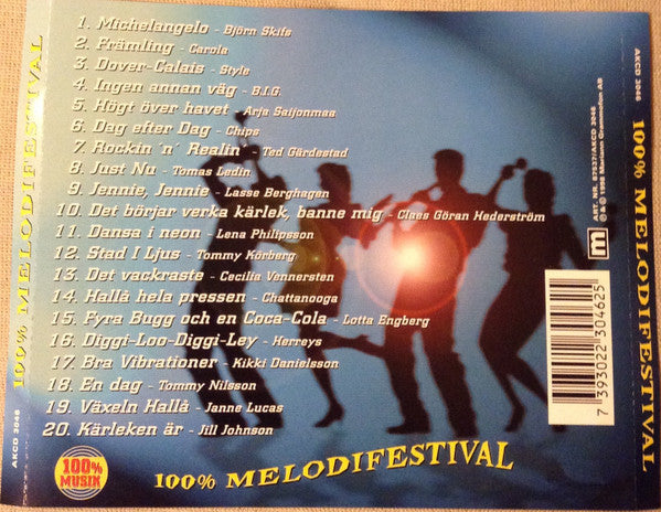 Various : 100% Melodifestival (CD, Comp)