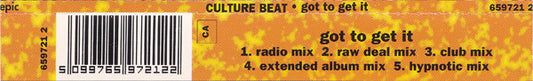 Culture Beat : Got To Get It (CD, Single)