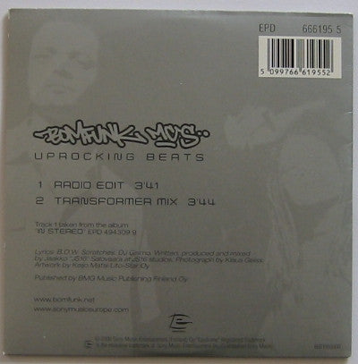Bomfunk MC's : Uprocking Beats (CD, Single)