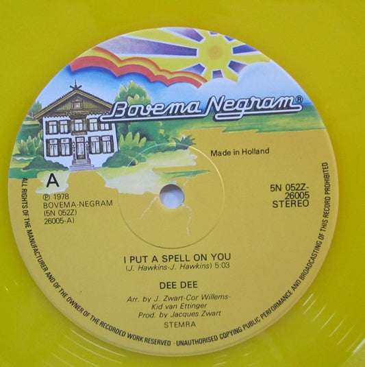 Dee Dee (13) : I Put A Spell On You (12", Yel)