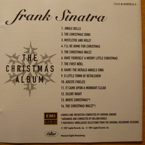 Frank Sinatra : The Sinatra Christmas Album (CD, Album, RE, RM)