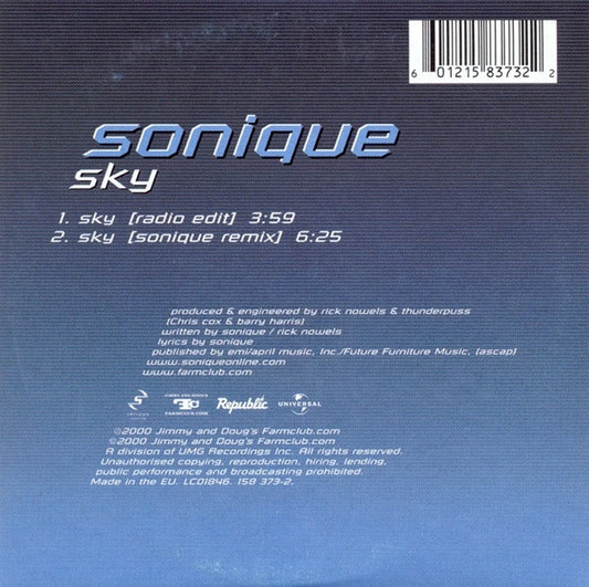 Sonique : Sky (CD, Single)