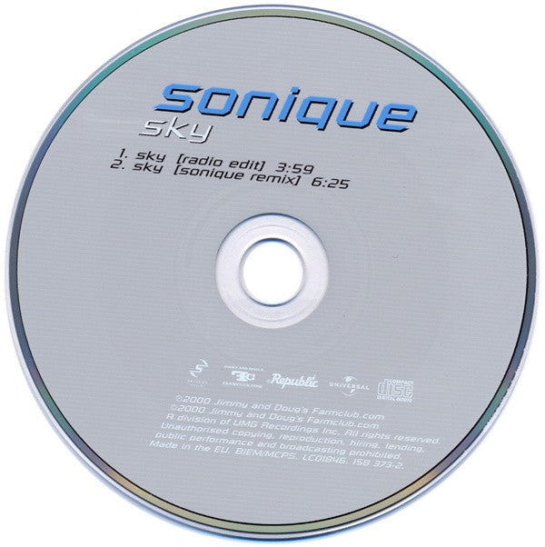 Sonique : Sky (CD, Single)