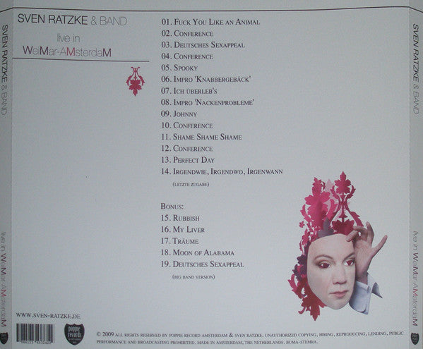 Sven Ratzke : Live In Weimar-Amsterdam  (CD, Album)