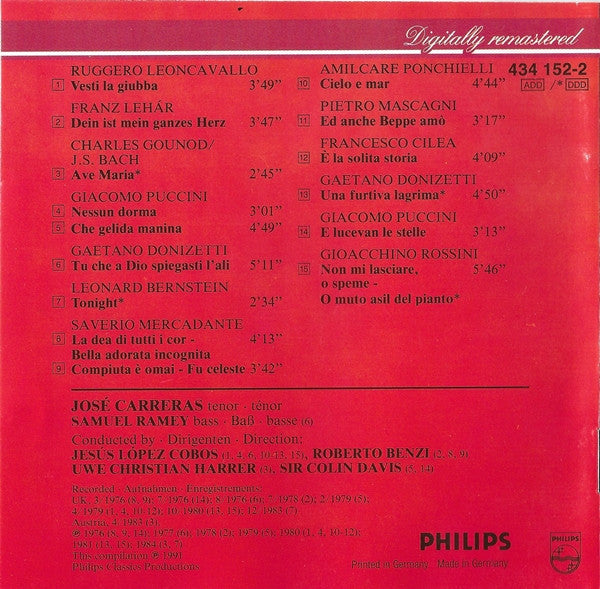 José Carreras : Classics (CD, Comp, RM)