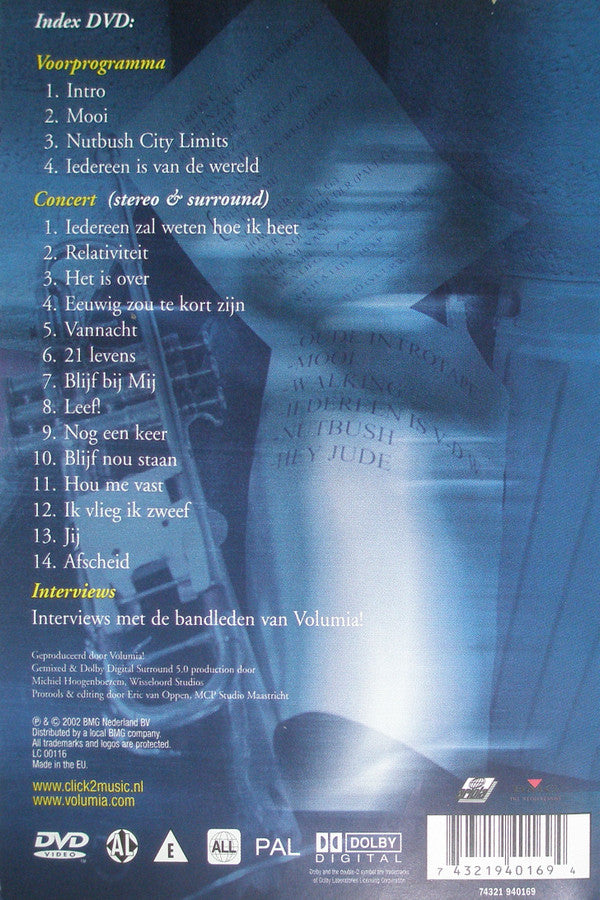 Volumia! : 10 Jaar Volumia! Live In Ahoy (DVD-V)