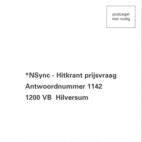 *NSYNC : Thinking Of You (I Drive Myself Crazy) (CD, Single)