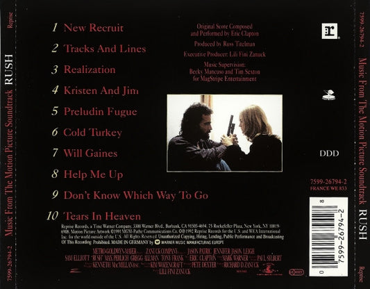 Eric Clapton : Music From The Motion Picture Soundtrack - Rush (CD, Album)