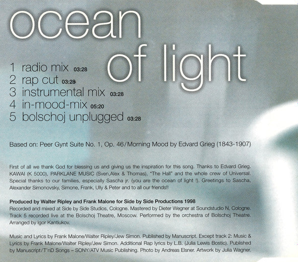 In-Mood Feat. Juliette : Ocean Of Light (CD, Maxi)