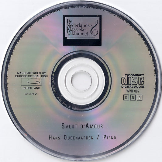 Hans Oudenaarden : Salut D'Amour (CD, Album)