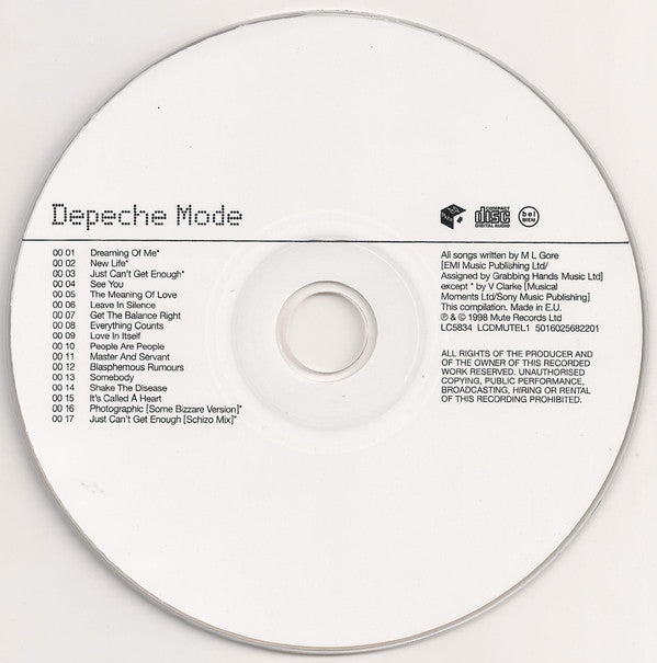 Depeche Mode : The Singles 81 > 85 (CD, Comp, RE, RM, RP)