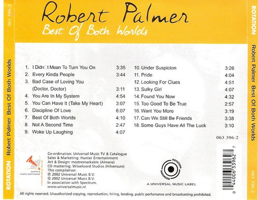 Robert Palmer : Best Of Both Worlds (CD, Comp)