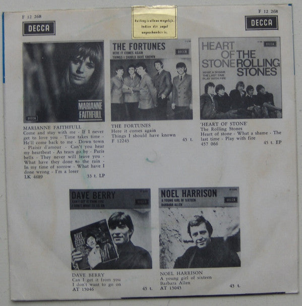 Marianne Faithfull : Yesterday (7")