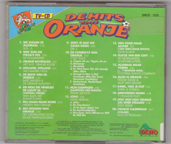 Various : De Hits Van Oranje (CD, Comp)