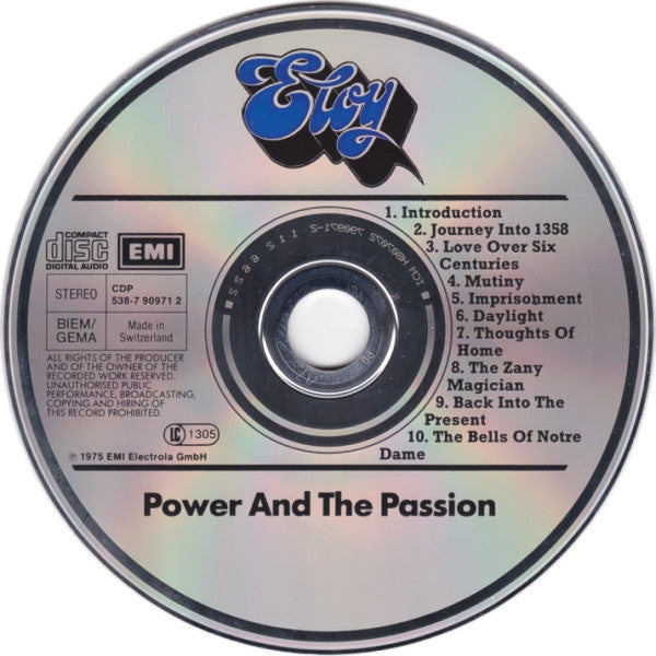 Eloy : Power And The Passion (CD, Album, RE)