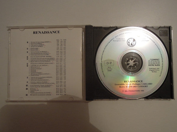 Chorale Philippe Caillard, Berry Hayward Consort : Renaissance (CD)
